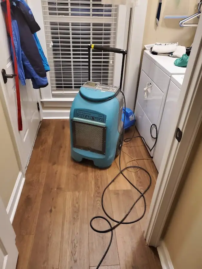 Commercial dehumidifier deployed for Flood Damage Cleanup in Ammon