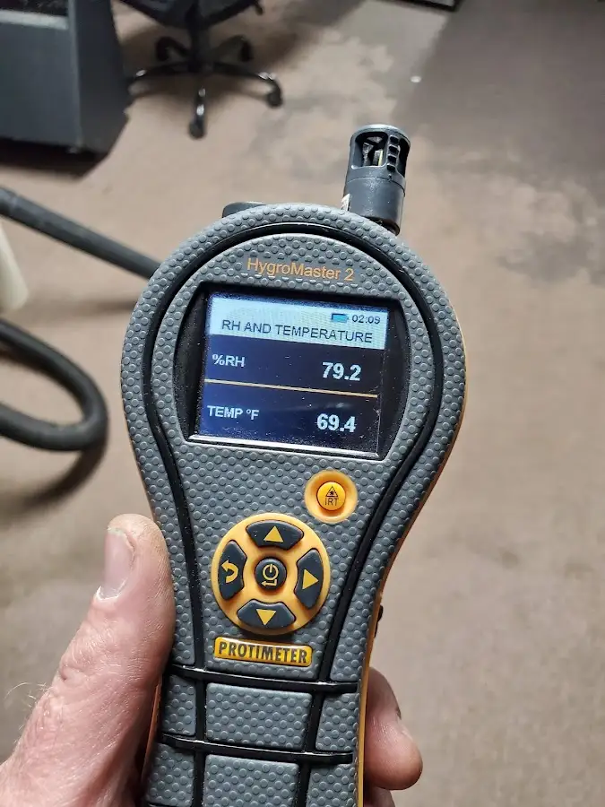 Moisture meter humidity assessment for Mold Remediation & Removal in Ammon